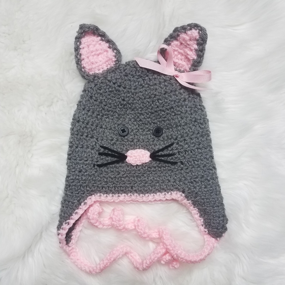 Handmade Other - 🐱 Handmade Crochet Cat Hat sz Toddler